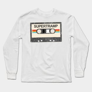 kurniamarga vintage cassette tape Supertramp Long Sleeve T-Shirt